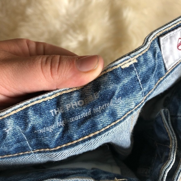 AG The Phoebe High Rise Slim Straight Leg Jeans - Picture 6 of 10